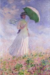 Woman with a Parasol turned to the Right, 1886 | Obraz na stenu
