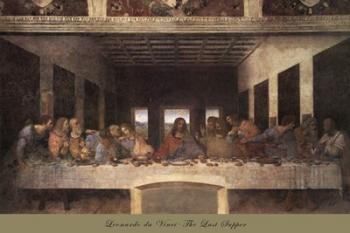 The Last Supper, c.1498 (post-restoration) | Obraz na stenu