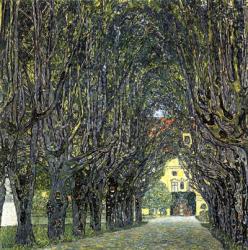 Avenue of Trees in the Park at Schloss Kammer, c.1912 | Obraz na stenu