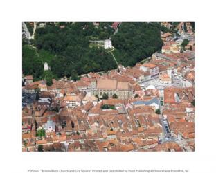 Brasov Black Church and City Square | Obraz na stenu