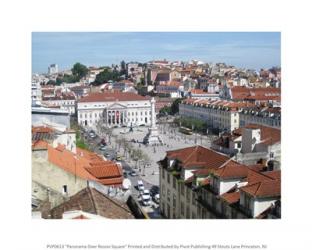 Panorama Over Rossio Square | Obraz na stenu