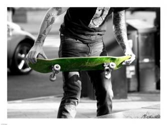 Green Skateboard | Obraz na stenu