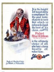 Pabst Blue Ribbon Beer 1911 | Obraz na stenu