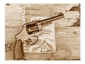 1917 Smith and Wesson with Speer Reloading Handbook | Obraz na stenu