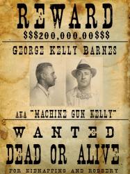 Machine Gun Kelly Wanted Poster | Obraz na stenu