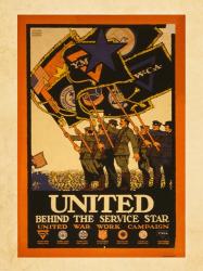 United Behind the Service Star | Obraz na stenu