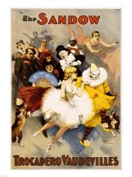 The Sandow Trocadero Vaudevilles, Performing Arts Poster, 1894 | Obraz na stenu