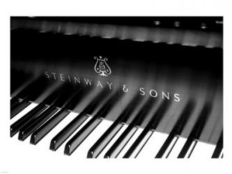 Steinway & Sons, Piano Keys With Modern Logo | Obraz na stenu