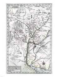 Provinces of chaco and surrounding Patroschi Sculp 1700 | Obraz na stenu