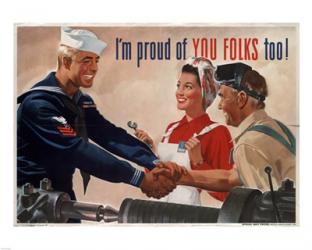 1944 Jon Whitcomb US Navy | Obraz na stenu