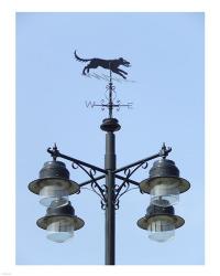 Street Light Detail with Weathervane | Obraz na stenu