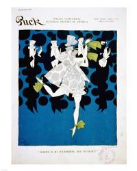 Where is my Boy To-Night Puck Magazine Cover April 7, 1917 | Obraz na stenu