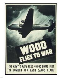 Wood Flies to War | Obraz na stenu