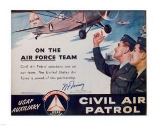 CAP On the Air Force Team Poster | Obraz na stenu