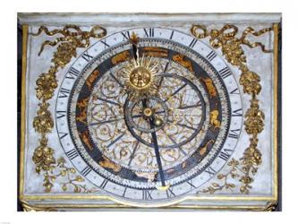 Cathedrale Saint Jean Lyon Astronomical Clock Dial | Obraz na stenu