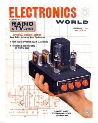 Electronics World September, 1959 | Obraz na stenu