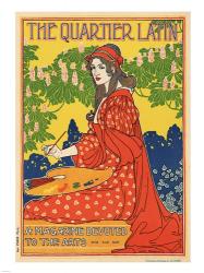 The Quartier Latin, a Magazine Devoted to the Arts, Advertising Poster, ca.1895 | Obraz na stenu