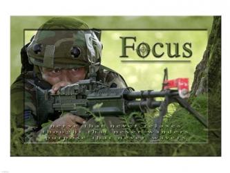 Focus Affirmation Poster, USAF | Obraz na stenu