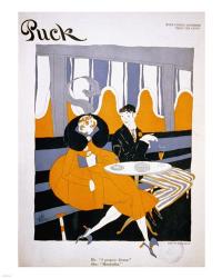 I Propose Dinner Puck Magazine Cover 1916 Dec 9 | Obraz na stenu