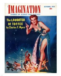 Imagination Cover October 1954 | Obraz na stenu