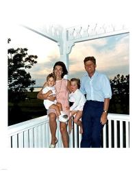 JFK and family in Hyannis Port, August 1962 | Obraz na stenu