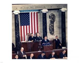 JFK Delivers State of the Union Address, 14 January 1963 | Obraz na stenu
