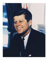 John F. Kennedy, White House Color Photo Portrait | Obraz na stenu