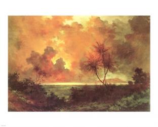 Jules Tavernier - 'Sunrise Over Diamond Head', 1888 | Obraz na stenu