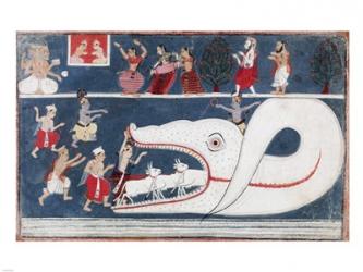 Krishna Kills Aghasura | Obraz na stenu
