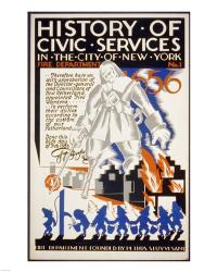 History of Civic Services in the NYC Fire Department 1731 | Obraz na stenu