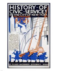 History of Civic Services in the NYC Fire Department 1936 | Obraz na stenu