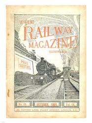 The Railway Magazine October 1901 Cover | Obraz na stenu