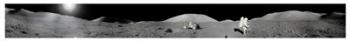 Apollo 17 Moon Panorama | Obraz na stenu