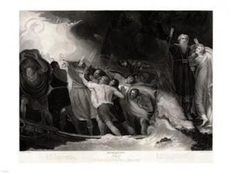 George Romney - William Shakespeare - The Tempest Act I, Scene 1 | Obraz na stenu