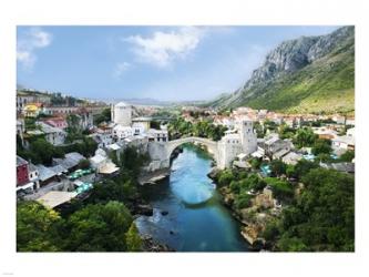 Mostar Old Town Panorama 2007 | Obraz na stenu