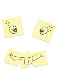 Post- It Smiley Face | Obraz na stenu