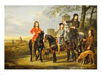 Aelbert Cuyp, Starting For  the Hunt Crop | Obraz na stenu