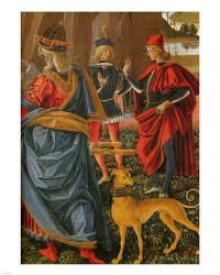 Saint Bernardino saves a dead man Pintoricchio | Obraz na stenu