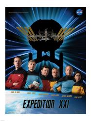 Expedition 21 Star Trek Crew Poster | Obraz na stenu