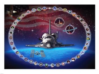 Space Shuttle Discovery Tribute | Obraz na stenu