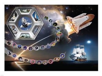 Space Shuttle Endeavour Tribute | Obraz na stenu