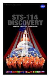 STS 114 Mission Poster | Obraz na stenu