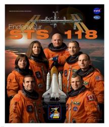 STS 118 Mission Poster | Obraz na stenu