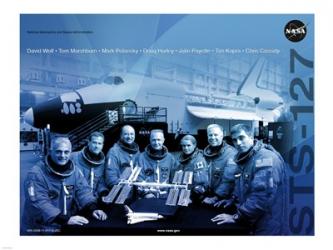 STS 127 Mission Poster | Obraz na stenu