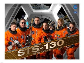 STS130 Mission Poster | Obraz na stenu