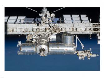 Close-up view of a section of the International Space Station | Obraz na stenu
