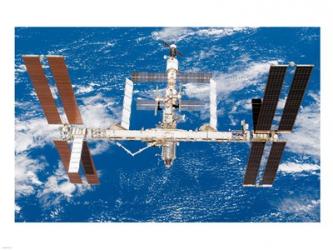 International Space Station moves away from Space Shuttle Endeavour | Obraz na stenu