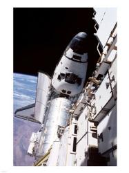 STS104 Atlantis Docked ISS | Obraz na stenu
