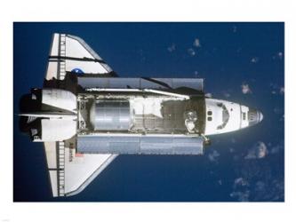 STS-135 Atlantis approaches the ISS | Obraz na stenu