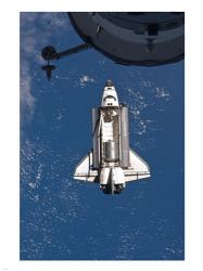 STS-135 Atlantis approaches the ISS | Obraz na stenu